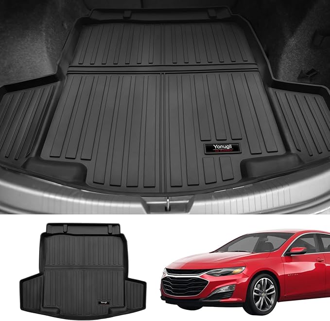 Custom for 2016-2025 Chevy Malibu Cargo Mats Trunk Liner All Weather TPE Protection Mat Accessories (for 2016-2025 Chevy Malibu)
