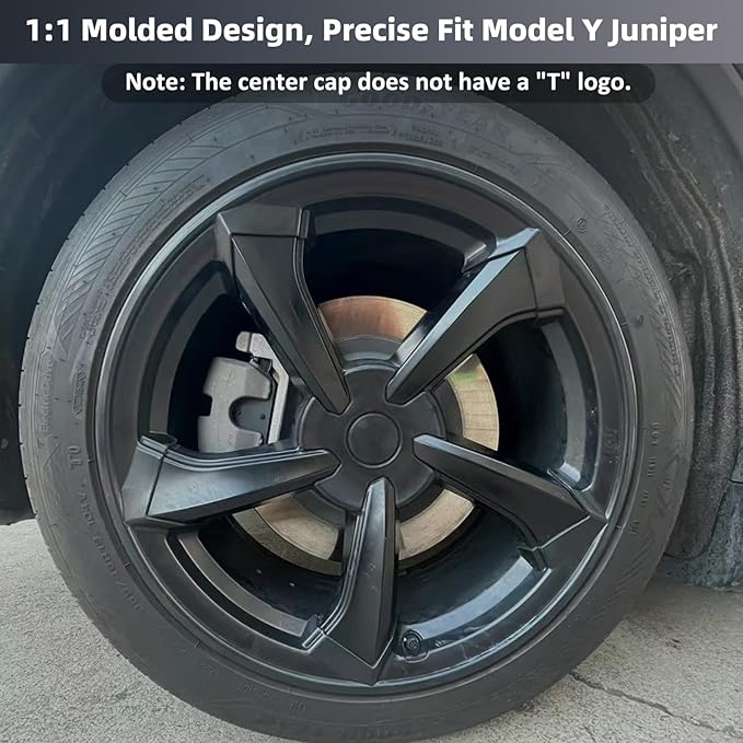 19 in Rim Protector for Model Y Juniper 19" Crossflow Wheel Cover All-in-one Car Tire Trim Ring Rim Case Hubcap for Tesla ModelY 2025 2026 Juniper Accessories