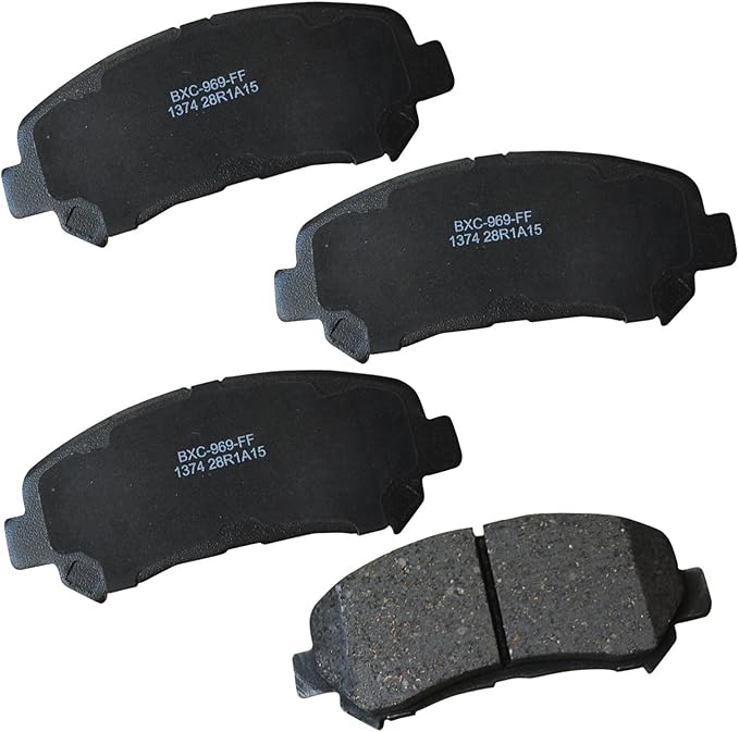 Bendix Premium SBC1374 Ceramic Front Brake Pads for Select Models Nissan Juke (Nismo RS only), Maxima, Rogue, Rogue Select, Sentra 2.5 (SE-R Spec V only), X-Trail, Suzuki Kizashi