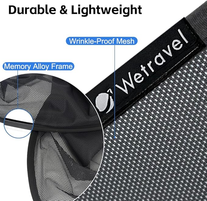 2-in-1 Foldable Sunshade Roof for Tesla Model 3 Juniper/Launch, Lightweight Mesh Glass Roof Sun Shade, UV Heat Insulation Front & Rear Sunroof Windshield Cover