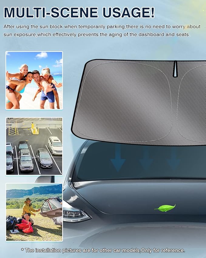 Karltys Windshield Sun Shade for 2022-2025 2026 Lexus NX NX250 NX350 NX350h NX450h+ Accessories, UPF50+ Reflective Front Window Sunshade for Lexus NX Foldable Sun Visor Protector Keep Car Cooler