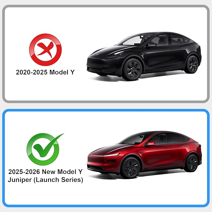 for Tesla Model Y Juniper Dashboard Cover,[Anti-Glare and Dustproof] Suede Dashboard Pad Dash Mat Compatible with New Tesla 2025-2026 New Model Y Juniper Accessories
