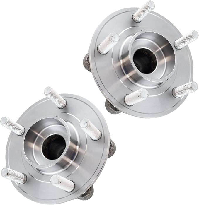 TRQ Rear Left and Right Wheel Bearing and Hub Assembly Set 2 Piece Compatible with 14-20 Ford Fusion FWD 14-16 Lincoln MKZ FWD 19-20 Ford Police Responder Hybrid 19-20 SSV Plug-in Hybrid
