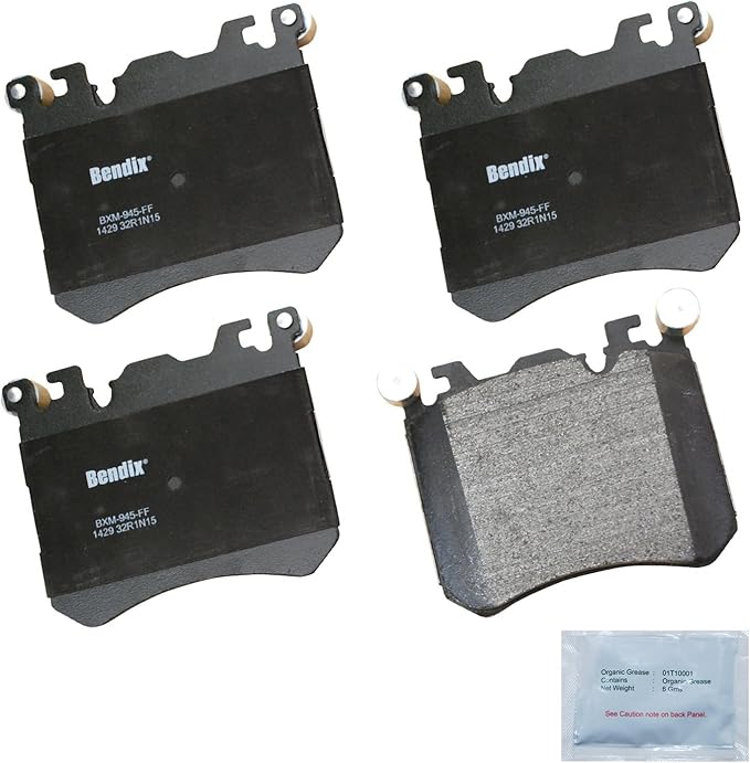 Bendix Priority1 CFM1429 Semi-Metallic Front Brake Pads for BMW X5 2013-2010, X6 2013-2010, Rolls-Royce Ghost 2014-2012