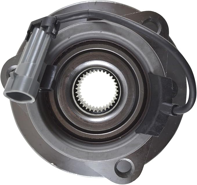 TRQ Front Left and Right Wheel Bearing and Hub Assembly Set 2 Piece Compatible with 05-08 Chevrolet Cobalt 4 Wheel ABS 4 Lug Wheels 09-10 Cobalt LS 09-10 Cobalt LT 03-07 Saturn Ion 07-09 Pontiac G5