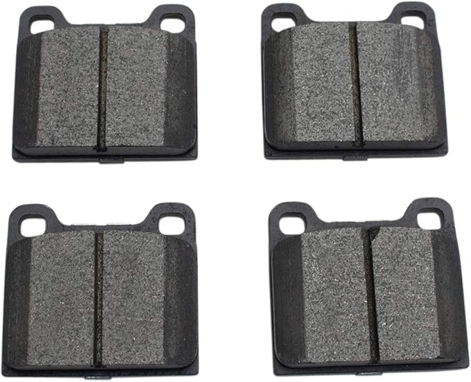 TRQ Front and Rear Ceramic Brake Pad Set Compatible with 1998-04 Volvo C70 1993-97 850 1990-93 240 1985-92 740 1992-95 940 1992-97 960 without Independent Rear Suspension