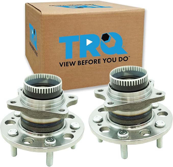 TRQ Rear Wheel Bearing and Hub Assembly Set 2 Piece Compatible with 11-17 Hyundai Azera 10-14 Sonata 10-15 Tucson Front Wheel Drive 14-16 Kia Cadenza 11-15 Optima 11-16 Sportage Front Wheel Drive