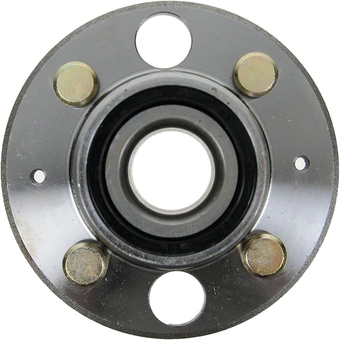 TRQ Rear Wheel Bearing and Hub Assembly Set 2 Piece Compatible with 92-93 Honda Civic SI 94-95 Civic SI Without ABS 99-00 Civic SI 93-97 Civic del Sol SI 94 Civic del Sol VTEC 94-98 Acura Integra RS