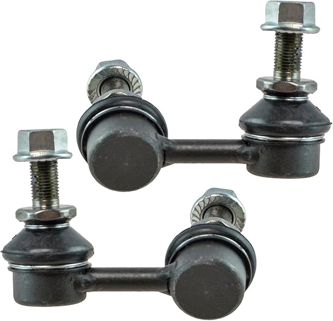 TRQ Front Driver and Passenger Side Sway Bar Link Set 2 Piece Compatible with 2005-2021 Nissan Frontier 2005-2012 Pathfinder 2005-2015 Xterra 2009-2012 Suzuki Equator