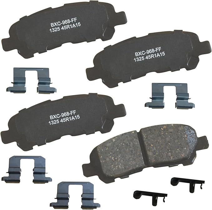 Bendix Premium SBC1325 Ceramic Rear Brake Pads for Toyota Highlander 2013-2008