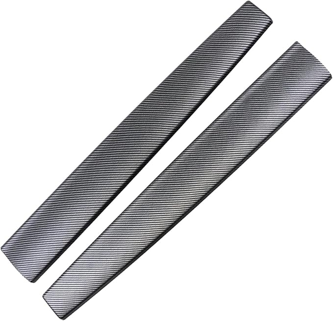 KKTR-CAR Dashboard Cover Wrap and Front Door Inner Armrest Panel Cover Trim Compatible with Tesla Model 3 2021-2023 Model y 2020-2025,NOT for Performance (Matte Carbon Fiber Pattern 2pcs, 2pcs)