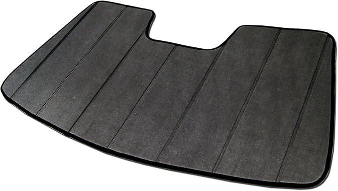 Front Car Windshield Sun Shade Compatible with 2014-2019 Acura RLX | Custom Fit Visor Accordion Fold Style Sun Protector | Silver & Grey 1-pc Set | SS-004