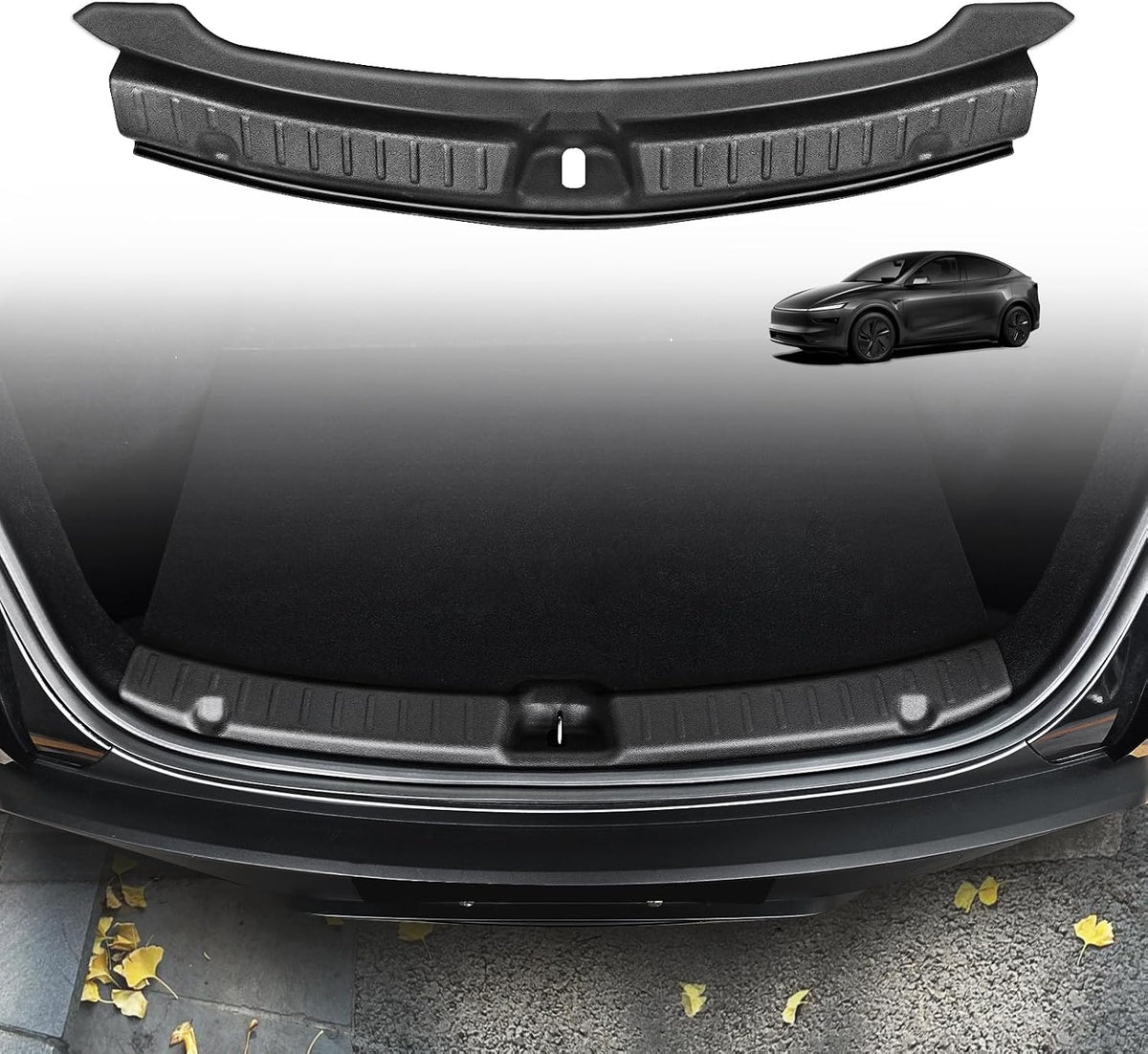 2026 Tesla Model Y Upgrade Rear Bumper & Trunk Sill Cover Protector Bumper Guards Compatible with Tesla Model Y Juniper Refresh (Premium & Performance 2025/2026)