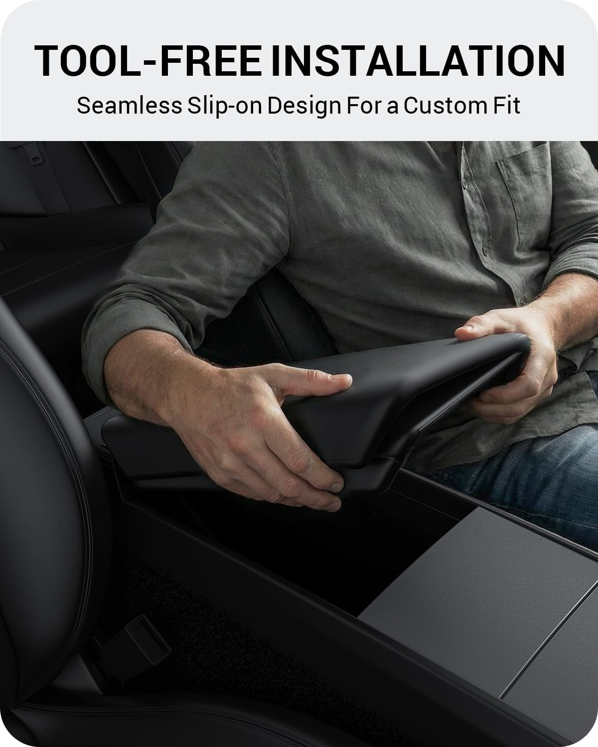 Armrest Cover for Tesla Model Y Juniper/Model Yl/Model 3 Highland