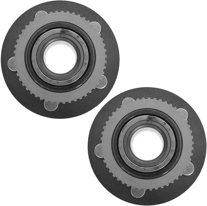 TRQ Front Left and Right Wheel Bearing and Hub Assembly Set 2 Piece Compatible with 98-02 Ford Crown Victoria 98-02 Lincoln Town Car 98-02 Mercury Grand Marquis 1997 Ford Crown Victoria from 4-01-97