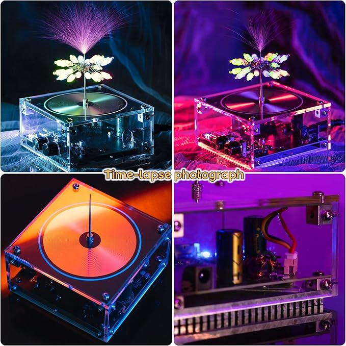 Joytech Bluetooth Music Tesla Coil Arc Plasma Loudspeaker Wireless Transmission Experiment Desktop Toy Model SSTC SS02