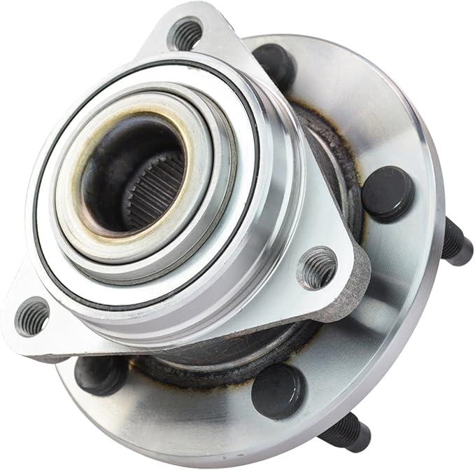 TRQ Front Left and Right Wheel Bearing and Hub Assembly Set 2 Piece Compatible with 2006 Chevrolet HHR 2007 LS LT Panel 2008 Without ABS Models