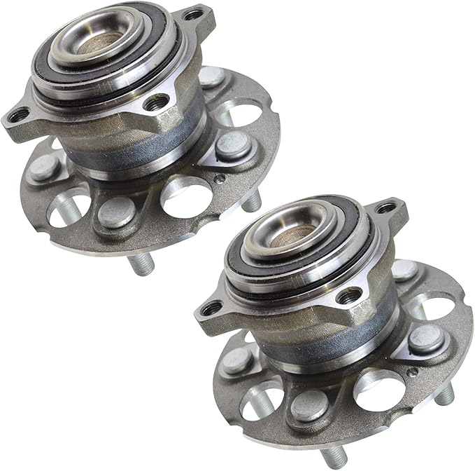TRQ Rear Left and Right Wheel Bearing and Hub Assembly Set 2 Piece Compatible with 07-11 Honda CR-V Front Wheel Drive 10-11 Accord Crosstour Front Wheel Drive 12-15 Crosstour Front Wheel Drive