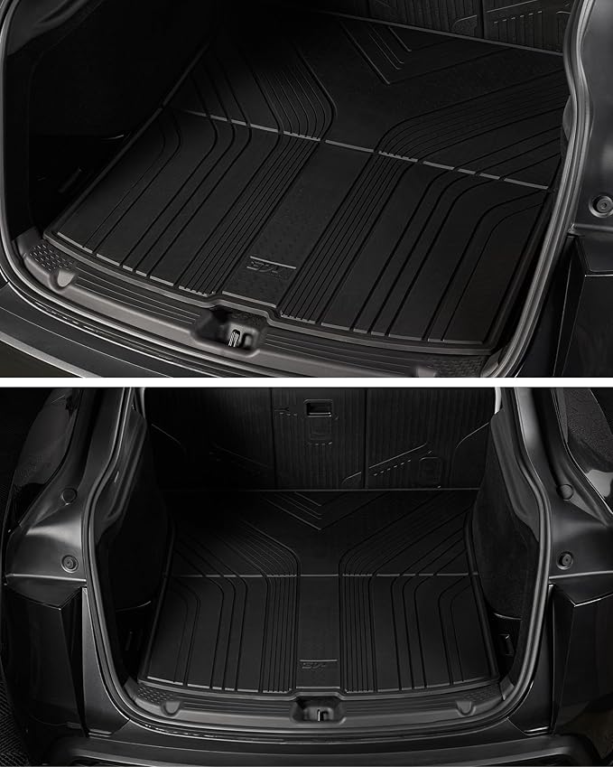 3W 2025 2026 Tesla Model Y Juniper Cargo Mat with Front & Rear Trunk Mats Cargo Liners Anti-Slip TPE All Weather Accessories Vigormold™