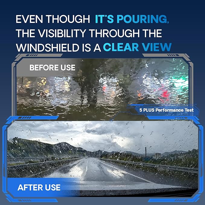5 PLUS® LotusEffect Silicone Wiper Blades 22 and 19 inch windshield wiper blades, Automotive Replacement Windshield Wipers With Water Repellent- 5 Plus Silicone Windshield Wiper Blades For My Car