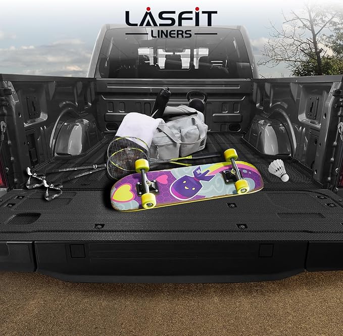 LASFIT Tailgate Mat for Ford F-150 (for Tailgate Work Surface Only) 2021-2026 Truck Tailgate Cover All Weather Protector Durable TPE Tailgate Liner -Easy to Clean