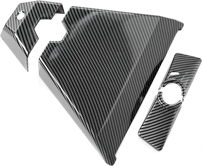 Barong for Tesla Cybertruck Accessoriess Interior Stickers Car Front Roof Camera Cover Trim Frame Decal Carbon Fiber Pattern