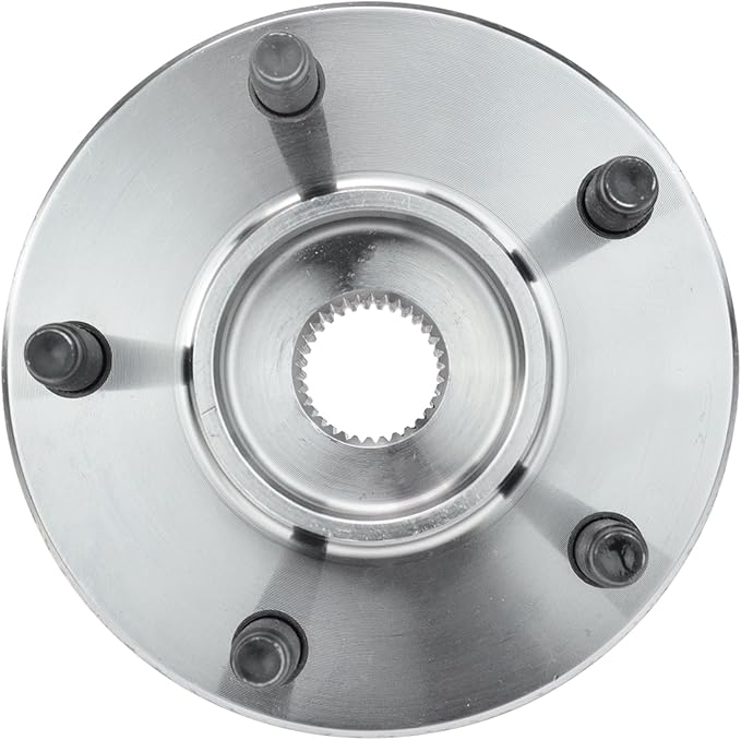 TRQ Front Left and Right Wheel Bearing and Hub Assembly Set 2 Piece Compatible with 2006 Chevrolet HHR 2007 LS LT Panel 2008 Without ABS Models
