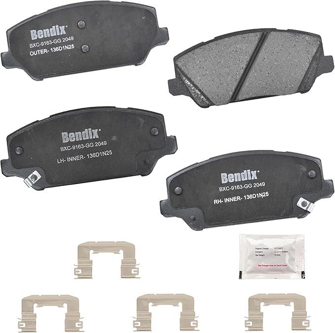 Bendix Priority1 CFC2049 Ceramic Front Brake Pads for Kia Cadenza 2020-2017
