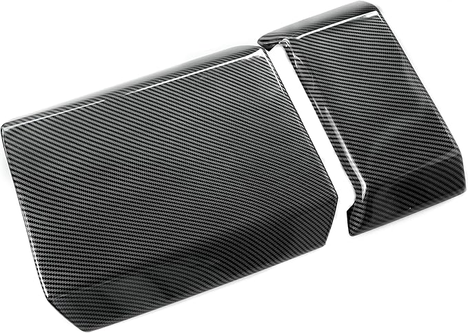 Barong for Tesla Cybertruck Accessoriess Interior Stickers Car Armrest Center Console Middle Console Cover Armrest Seat Box Cover Trim Frame Decal Carbon Fiber Pattern