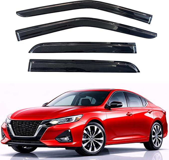 KPY Rain Guards Fit for 2019-2026 Nissan Altima, Out-Channel Window Visors Vent Wind Deflectors 4PC, Car Accessories for 19-26 Altima