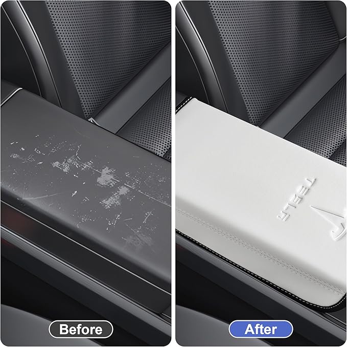 Center Console Cover 3Pcs Designed for Refresh Model 3 2024-2027/Model Y Juniper 2026,Center Console Accessories for Model 3/Y Refresh 2026 Interior White