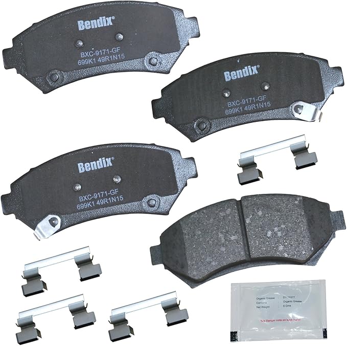 Bendix Priority1 CFC699K1 Front Brake Pads for Century,LeSabre,Park Avenue,Regal,Riviera,DeVille,Eldorado,Seville,Impala,Monte Carlo,Tigra,Vectra,Venture,Aurora,Intrigue,Silhouette,Bonneville