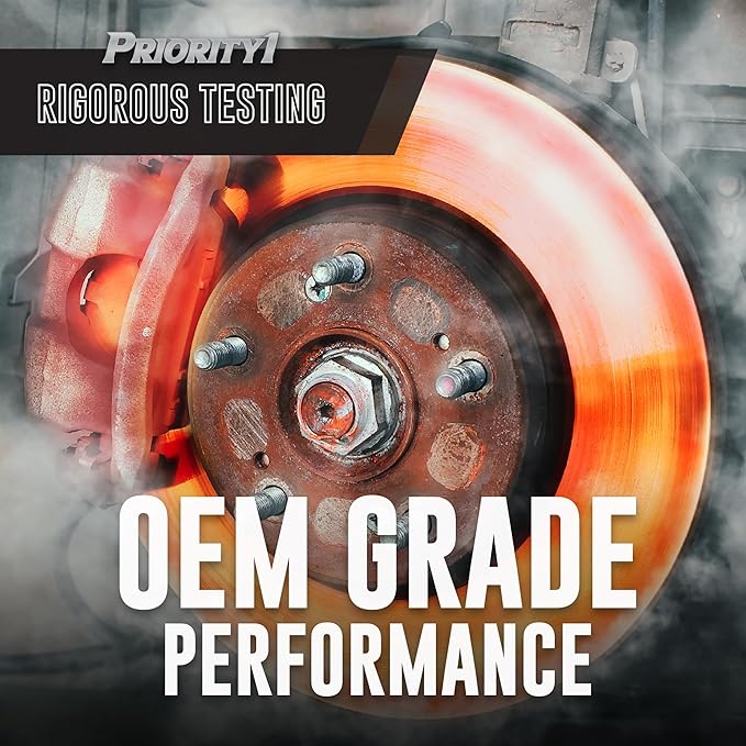 Bendix Priority1 CFC1047B Ceramic Front Brake Pads for Ford Escape 2012-2010, Mercury Mariner 2011-2010