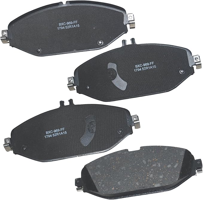 Bendix Premium SBC1794 Ceramic Front Brake Pads for Mercedes-Benz C300 2023-2015, E200 2020-2016, E250 2019-2018