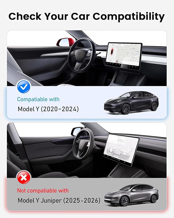 2025 Upgraded Tesla Model Y Sunshade Roof, UPF200+ Roof Sunshade with Storage Bag, No-Sag & No-Gaps Heat Insulation Foldable Glass Roof Sun Shade, Tesla Model Y Accessories MY20-24 Gray