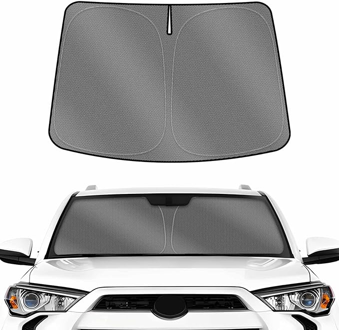 Karltys Front Windshield Sun Shade for 2019-2025 Toyota RAV4, Foldable Window Sunshade Cover Custom Fit RAV4, 240T Reflective Sun Shade Visor Protector Blocks UV Rays Keep Your Car Cool