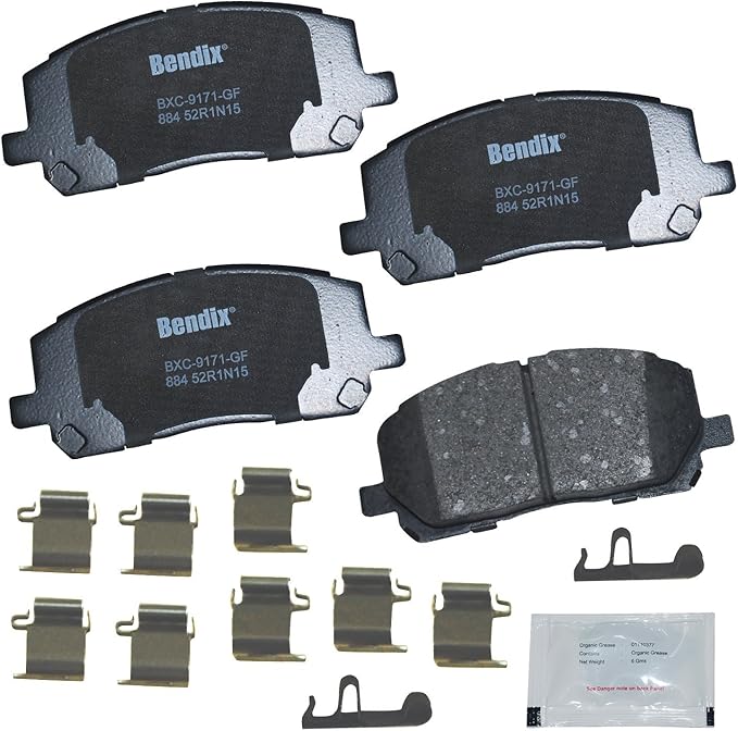 Bendix Priority1 CFC884 Ceramic Front Brake Pads for Toyota Highlander 2007-2001