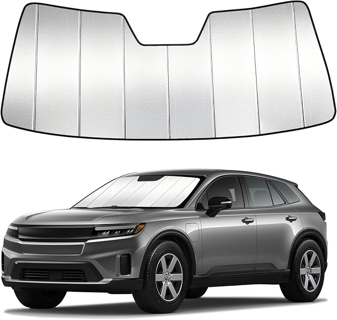 Windshield Sun Shade Custom Fit for Honda Prologue EV 2024-2026, Accordion Folding Thick Window Sunshade Block Heat 99% UV Rays Sun Visor Keep Cooler Car Accessories