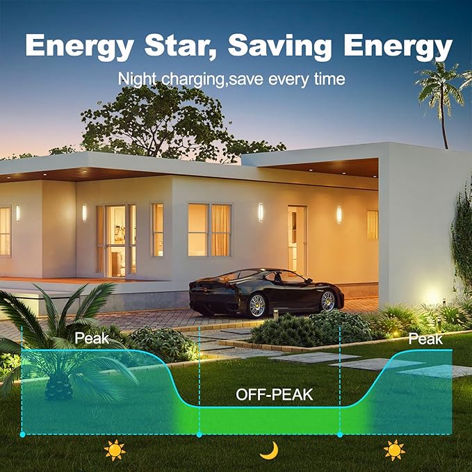 Level 2 Tesla Charger, Level 2 EV Charger for Tesla with 20FT Cable, 7KW 32Amp, NEMA 14-50 Plug, NACS Connector, 240V Portable Electric Car Charger for Tesla Models Y/X/3/S