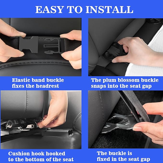 Rear Seat Cushion for Tesla Model Y Juniper 2020-2026 Car Back Seat Cover Soft and Non-Slip Car Seat Bottom Protector for Model Y Launch Series Accessories, Black