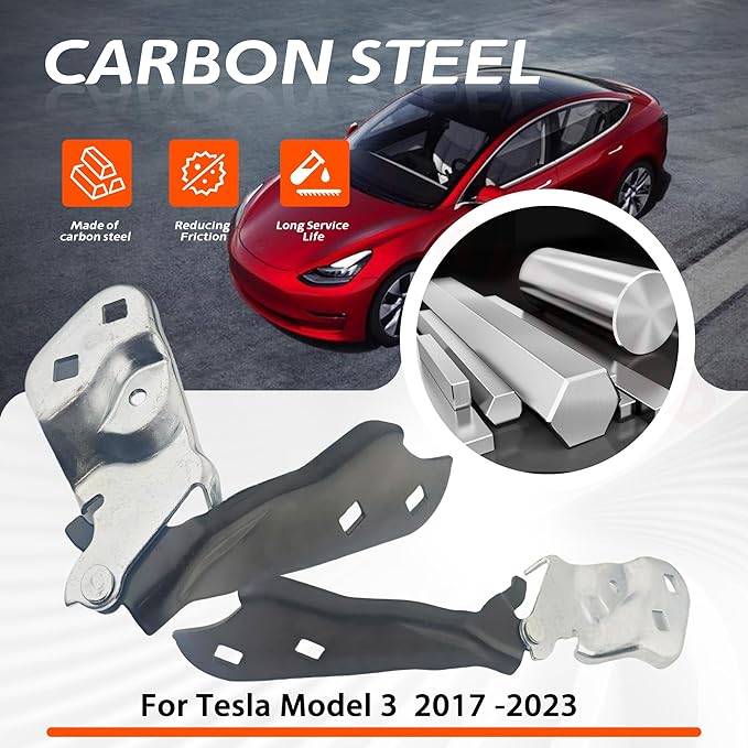 for Tesla Model 3 Hood Hinges 2017-2023 Left and Right Car Hood Hinge Replacement#1098792-00-D 1098793-00-D(1 Pair)