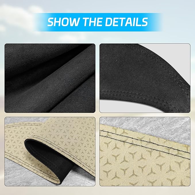 MASHA Dashboard Cover for Tesla Model Y Juniper 2025-2026,Flannel Dashboard Pad Dash Mat Compatible with New Tesla Model Y Juniper Dashboard Decorative Interior Auto Accessories