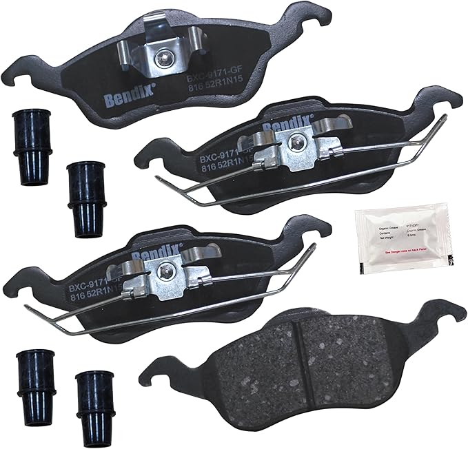 Bendix Priority1 CFC816 Ceramic Front Brake Pads for Ford Focus 2004-2000