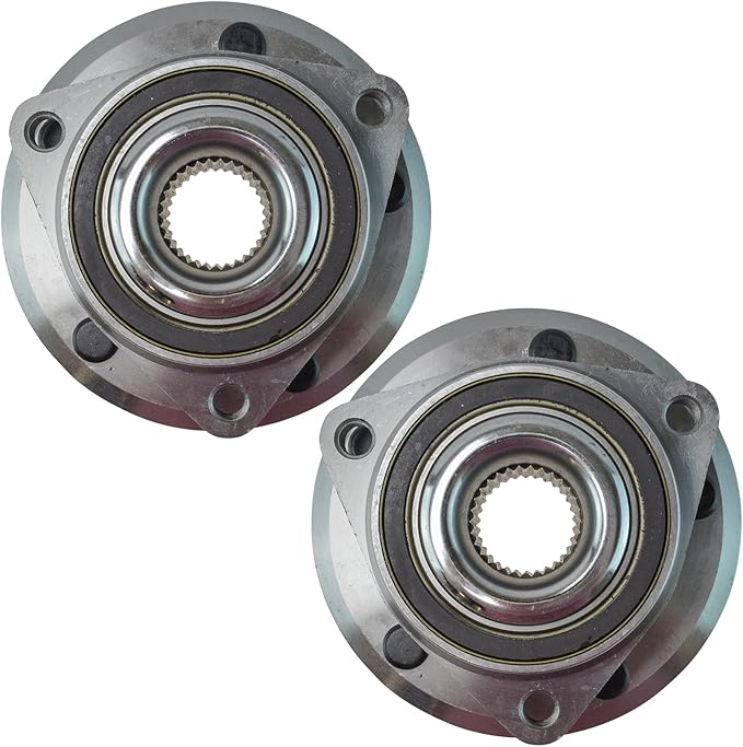 TRQ Left and Right Wheel Bearing and Hub Assembly Set 2 Piece Compatible with 11-15 Chevrolet Volt 12-17 Buick Verano 13-16 Cadillac ATS 13-15 ATS All Wheel Drive 2016 ATS L4 2.0L All Wheel Drive
