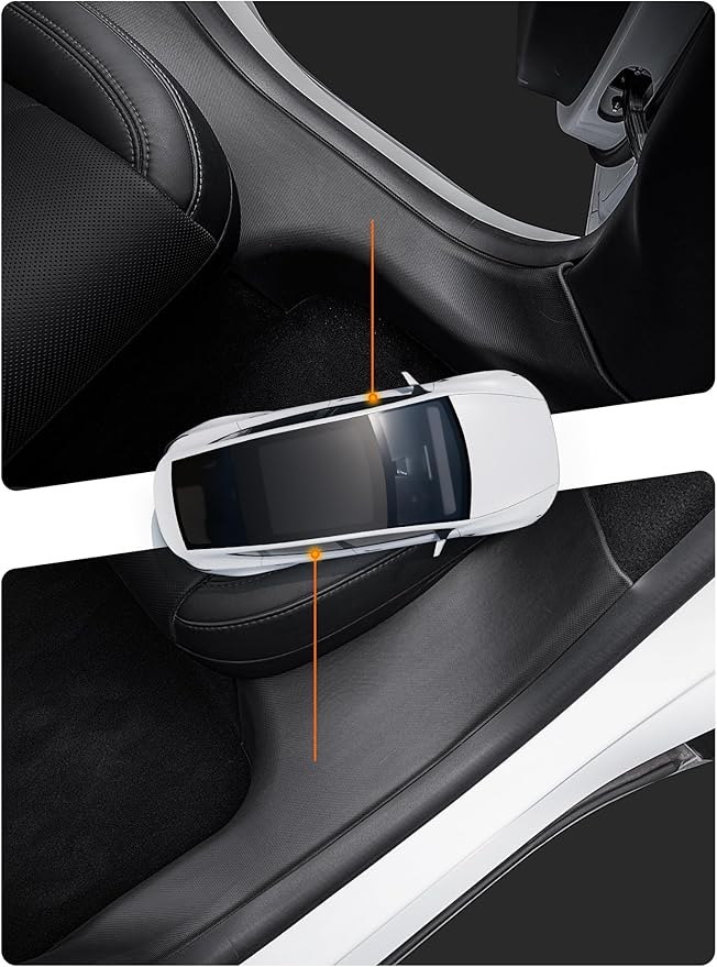 Door Sill Protector for Tesla Model Y Juniper Door Sill Guards Anti-Kick Full Protect Door Entry Cover for 2025 2026 New Model Y Accessories 5PCS