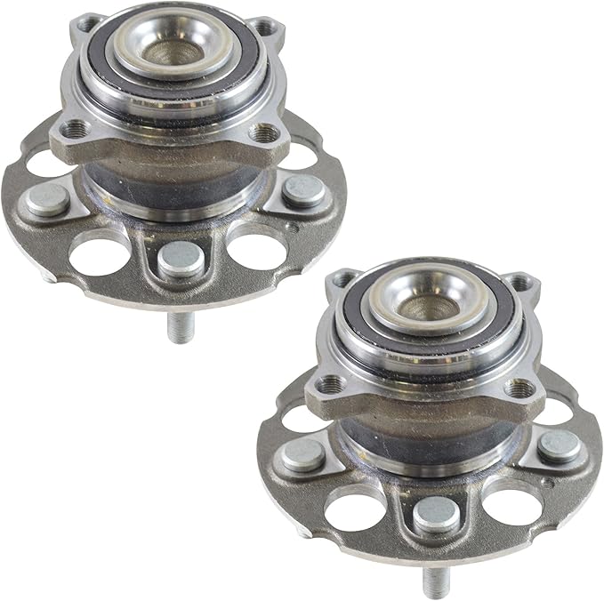 TRQ Rear Left and Right Wheel Bearing and Hub Assembly Set 2 Piece Compatible with 07-11 Honda CR-V Front Wheel Drive 10-11 Accord Crosstour Front Wheel Drive 12-15 Crosstour Front Wheel Drive