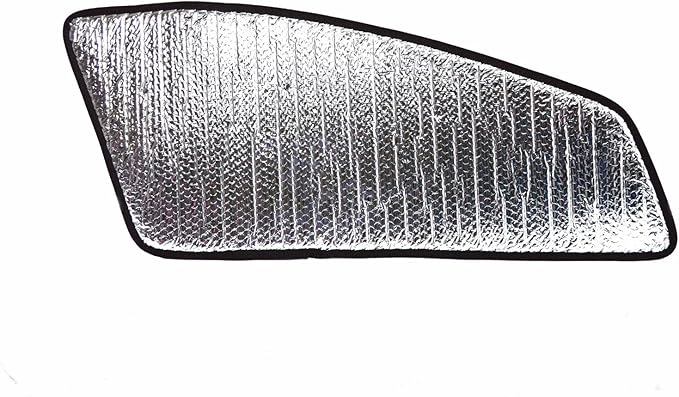 Set of 2 Custom Fit Automotive Reflective Front Seat Side Window Sunshade for 2017 2018 Tesla Model 3
