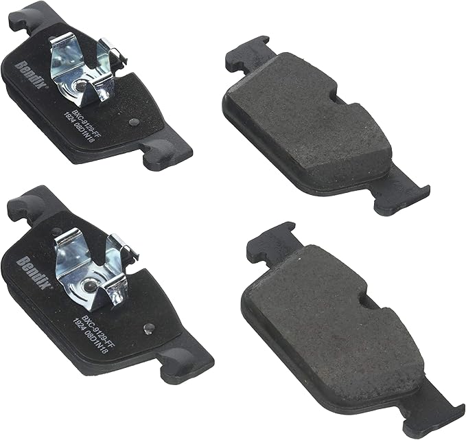 Bendix Priority1 CFC1924 Ceramic Front Brake Pads for Volvo S60 2023-2019, S90 2024-2017, V60 2021-2019, V60 Cross Country 2024-2020, V90 2021-2018, V90 Cross Country 2024-2018, XC60 2024-2018