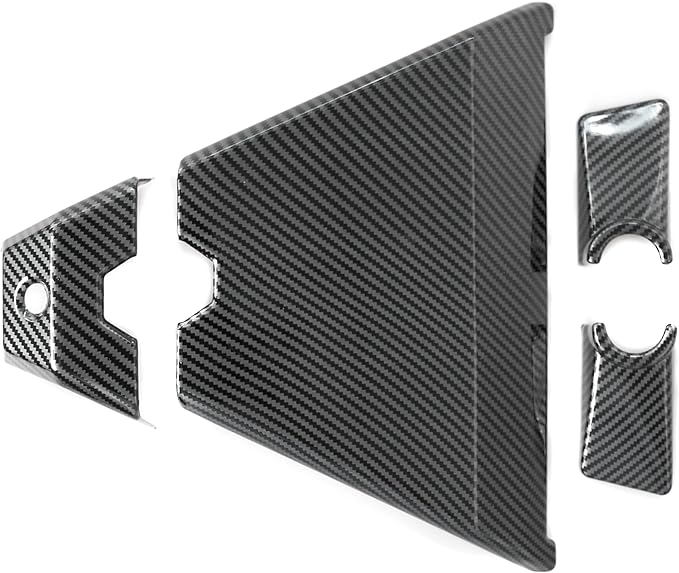 Barong for Tesla Cybertruck Accessoriess Interior Stickers Car Front Roof Camera Cover Trim Frame Decal Carbon Fiber Pattern