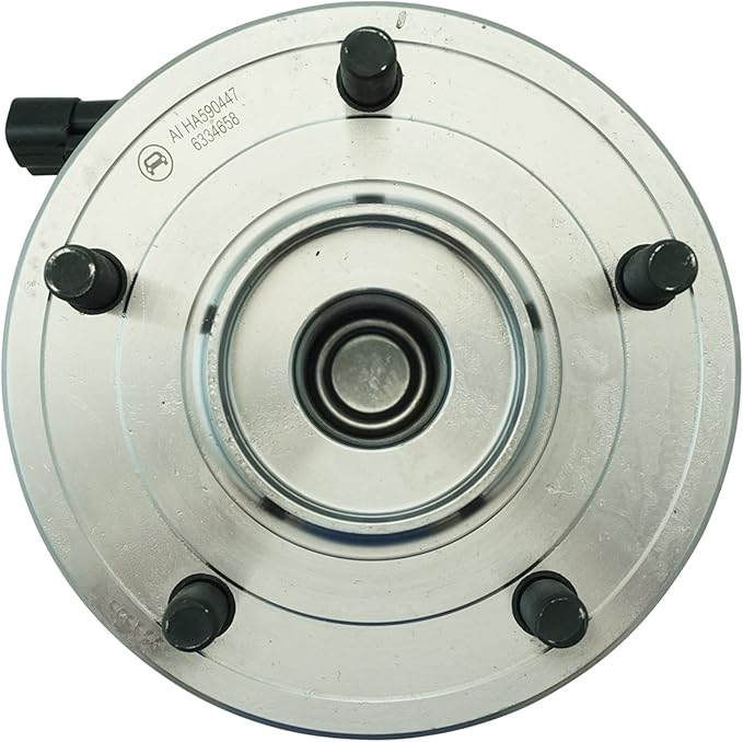 TRQ Rear Driver and Passenger Side Wheel Bearing and Hub Assembly Set 2 Piece Compatible with 12-16 Chrysler Town and Country 12-20 Dodge Grand Caravan 12-15 Ram C V 12-14 Volkswagen Routan